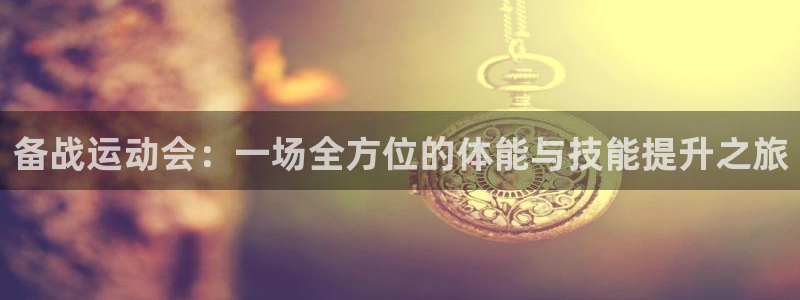 哈哈体育十年：备战运动会：一场全方位的体能与技能提升之旅